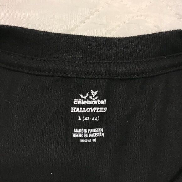 Celebrate Halloween Black Jack O'Lantern T shirt Large nwt - Picture 4 of 4